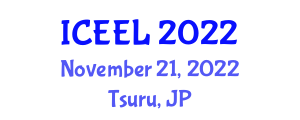 International Conference on Education and E-Learning (ICEEL) November 21, 2022 - Tsuru, Japan
