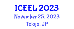 International Conference on Education and E-Learning (ICEEL) November 25, 2023 - Tokyo, Japan
