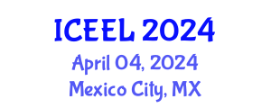 International Conference on Education and E-Learning (ICEEL) April 04, 2024 - Mexico City, Mexico