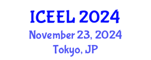 International Conference on Education and E-Learning (ICEEL) November 23, 2024 - Tokyo, Japan