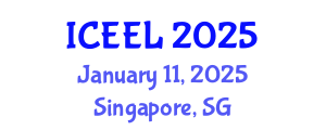 International Conference on Education and E-Learning (ICEEL) January 11, 2025 - Singapore, Singapore