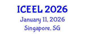 International Conference on Education and E-Learning (ICEEL) January 11, 2026 - Singapore, Singapore