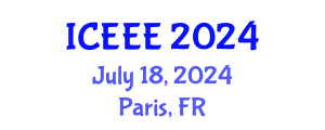 International Conference on Education and Educational Engineering (ICEEE) July 18, 2024 - Paris, France