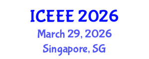 International Conference on Education and Educational Engineering (ICEEE) March 29, 2026 - Singapore, Singapore