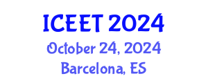 International Conference on Education and Educational Technology (ICEET) October 24, 2024 - Barcelona, Spain