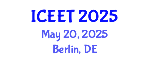 International Conference on Education and Educational Technology (ICEET) May 20, 2025 - Berlin, Germany