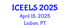 International Conference on Education and Effective Learning Strategies (ICEELS) April 15, 2025 - Lisbon, Portugal