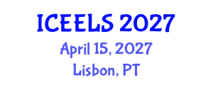 International Conference on Education and Effective Learning Strategies (ICEELS) April 15, 2027 - Lisbon, Portugal