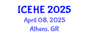 International Conference on Education and Higher Education (ICEHE) April 08, 2025 - Athens, Greece