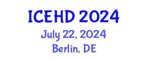 International Conference on Education and Human Development (ICEHD) July 22, 2024 - Berlin, Germany