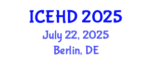 International Conference on Education and Human Development (ICEHD) July 22, 2025 - Berlin, Germany