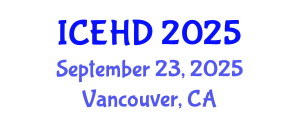 International Conference on Education and Human Development (ICEHD) September 23, 2025 - Vancouver, Canada