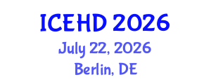 International Conference on Education and Human Development (ICEHD) July 22, 2026 - Berlin, Germany