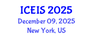 International Conference on Education and Information Sciences (ICEIS) December 09, 2025 - New York, United States