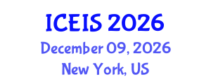 International Conference on Education and Information Sciences (ICEIS) December 09, 2026 - New York, United States