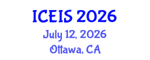 International Conference on Education and Information Sciences (ICEIS) July 12, 2026 - Ottawa, Canada