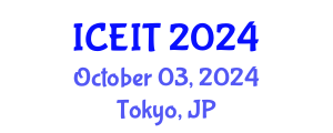 International Conference on Education and Information Technology (ICEIT) October 03, 2024 - Tokyo, Japan