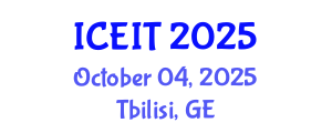 International Conference on Education and Information Technology (ICEIT) October 04, 2025 - Tbilisi, Georgia
