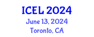 International Conference on Education and Learning (ICEL) June 13, 2024 - Toronto, Canada