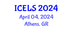 International Conference on Education and Learning Sciences (ICELS) April 04, 2024 - Athens, Greece