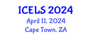 International Conference on Education and Learning Sciences (ICELS) April 11, 2024 - Cape Town, South Africa