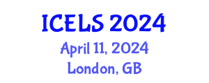 International Conference on Education and Learning Sciences (ICELS) April 11, 2024 - London, United Kingdom