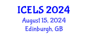 International Conference on Education and Learning Sciences (ICELS) August 15, 2024 - Edinburgh, United Kingdom