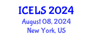 International Conference on Education and Learning Sciences (ICELS) August 08, 2024 - New York, United States