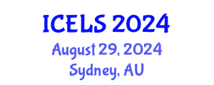 International Conference on Education and Learning Sciences (ICELS) August 29, 2024 - Sydney, Australia