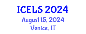 International Conference on Education and Learning Sciences (ICELS) August 15, 2024 - Venice, Italy