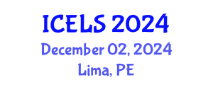 International Conference on Education and Learning Sciences (ICELS) December 02, 2024 - Lima, Peru