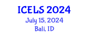 International Conference on Education and Learning Sciences (ICELS) July 15, 2024 - Bali, Indonesia