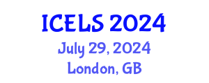 International Conference on Education and Learning Sciences (ICELS) July 29, 2024 - London, United Kingdom