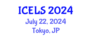 International Conference on Education and Learning Sciences (ICELS) July 22, 2024 - Tokyo, Japan