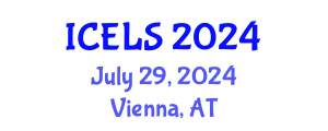 International Conference on Education and Learning Sciences (ICELS) July 29, 2024 - Vienna, Austria