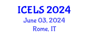 International Conference on Education and Learning Sciences (ICELS) June 03, 2024 - Rome, Italy