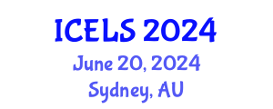 International Conference on Education and Learning Sciences (ICELS) June 20, 2024 - Sydney, Australia