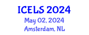 International Conference on Education and Learning Sciences (ICELS) May 02, 2024 - Amsterdam, Netherlands