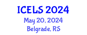 International Conference on Education and Learning Sciences (ICELS) May 20, 2024 - Belgrade, Serbia