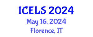 International Conference on Education and Learning Sciences (ICELS) May 16, 2024 - Florence, Italy