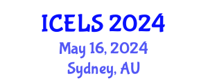 International Conference on Education and Learning Sciences (ICELS) May 16, 2024 - Sydney, Australia