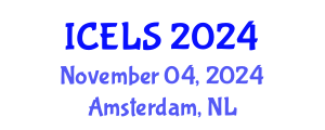 International Conference on Education and Learning Sciences (ICELS) November 04, 2024 - Amsterdam, Netherlands