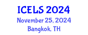 International Conference on Education and Learning Sciences (ICELS) November 25, 2024 - Bangkok, Thailand