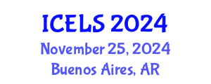 International Conference on Education and Learning Sciences (ICELS) November 25, 2024 - Buenos Aires, Argentina