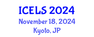 International Conference on Education and Learning Sciences (ICELS) November 18, 2024 - Kyoto, Japan