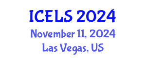 International Conference on Education and Learning Sciences (ICELS) November 11, 2024 - Las Vegas, United States