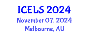 International Conference on Education and Learning Sciences (ICELS) November 07, 2024 - Melbourne, Australia