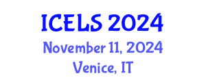 International Conference on Education and Learning Sciences (ICELS) November 11, 2024 - Venice, Italy