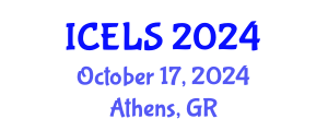 International Conference on Education and Learning Sciences (ICELS) October 17, 2024 - Athens, Greece