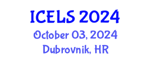 International Conference on Education and Learning Sciences (ICELS) October 03, 2024 - Dubrovnik, Croatia